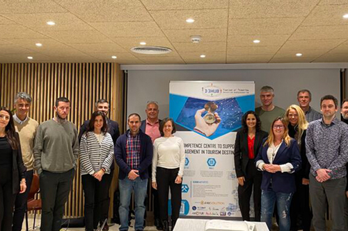 D3Hub project partners in a meeting