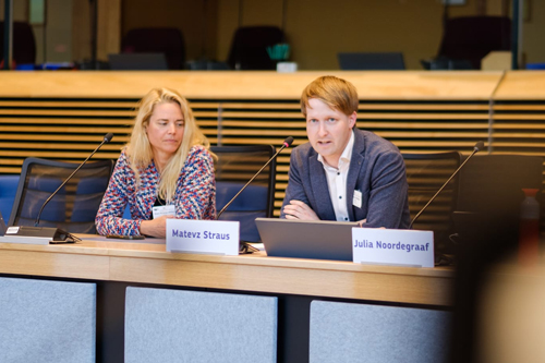 Urska Starc Peceny and Matevž Straus at the TwinIt conference