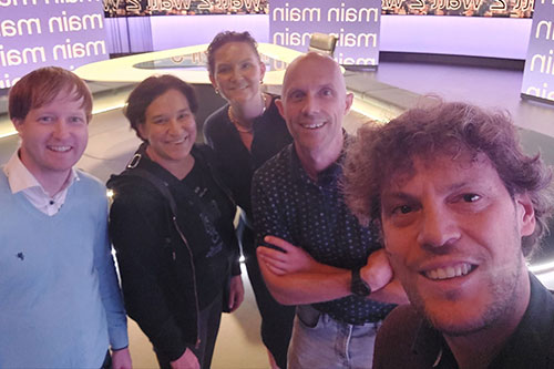 TEMS project partners, posing for a selfie