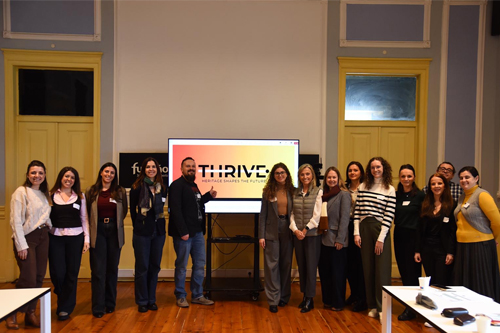 A group of thrive project partners on a kickoff event