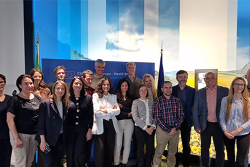 A group of D3Hub project partners in Rome